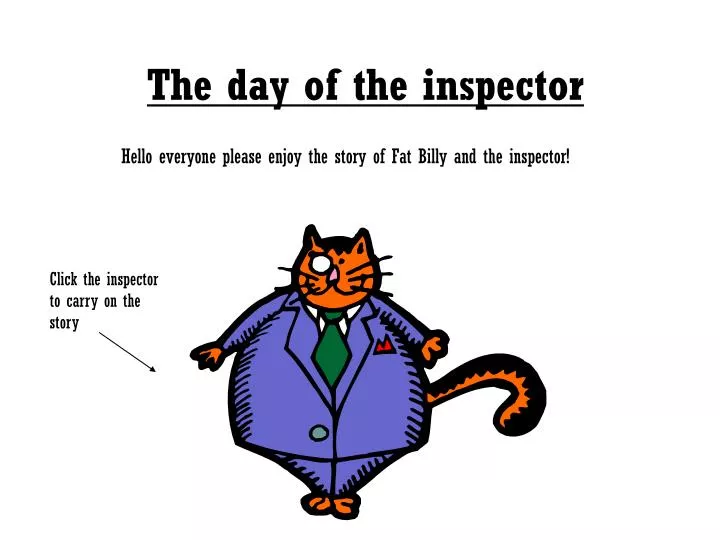 the day of the inspector