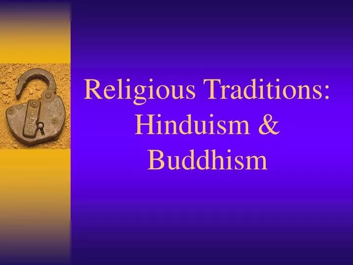 religious traditions hinduism buddhism