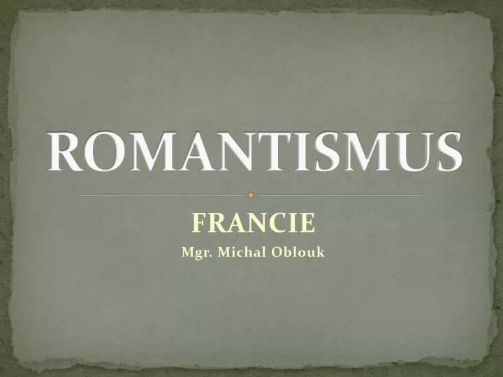 romantismus