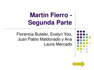 mart n fierro segunda parte