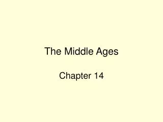 The Middle Ages