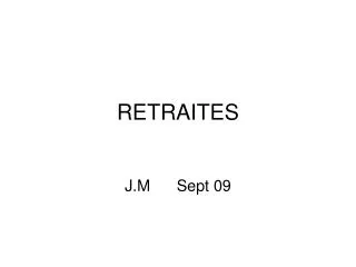 retraites