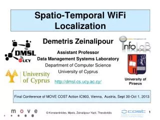 Spatio-Temporal WiFi Localization