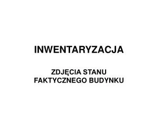 inwentaryzacja