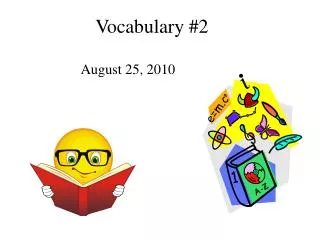 Vocabulary #2