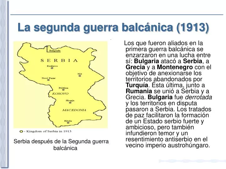 la segunda guerra balc nica 1913