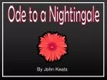 By John Keats - slide 1