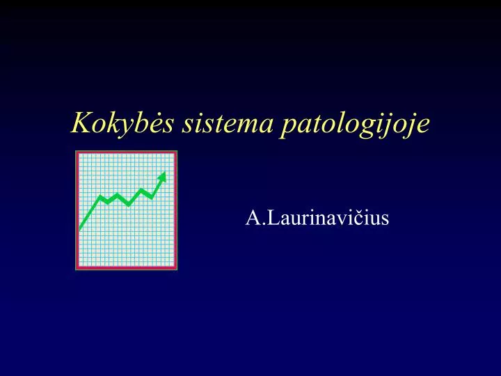 kokyb s sistema patologijoje