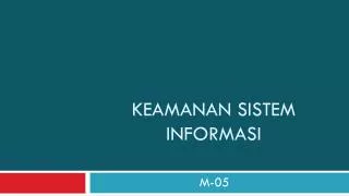 PPT - KEAMANAN SISTEM PowerPoint Presentation, Free Download - ID:3715819