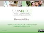 Microsoft Office - slide 1