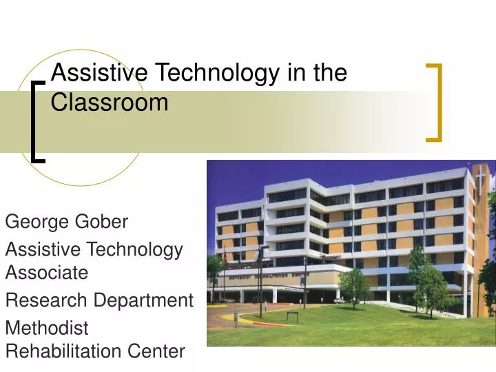 assistive technology in the classroom