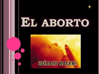 el aborto