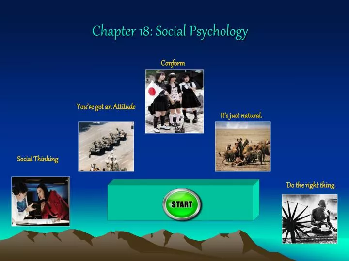 chapter 18 social psychology