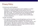 Ensuring Privacy and Feedback in Giving Games - slide 1