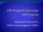 LPA Program Overview 	LPA Projects