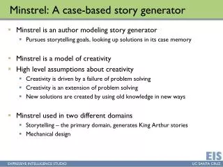 Minstrel: A case-based story generator