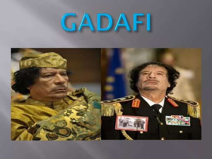 gadafi