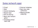 Network Application Architectures and Protocols - slide 1