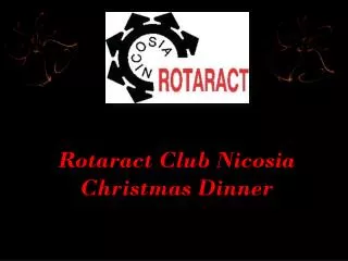 Rotaract Club Nicosia Christmas Dinner