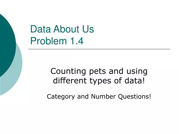 data about us problem 1 4
