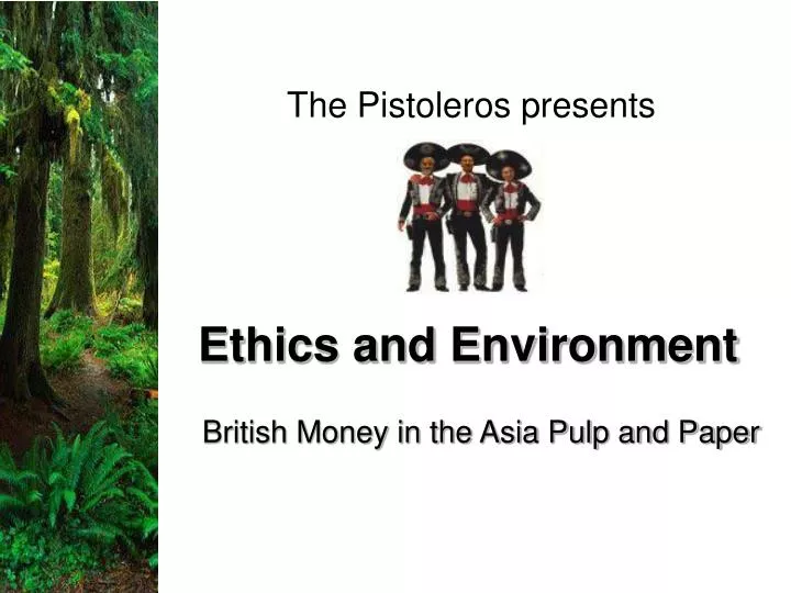 ethics and environment