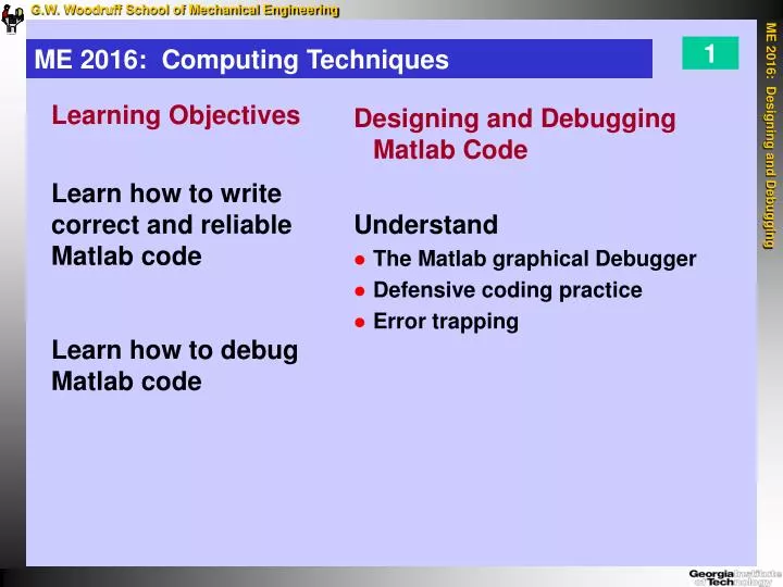 me 2016 computing techniques