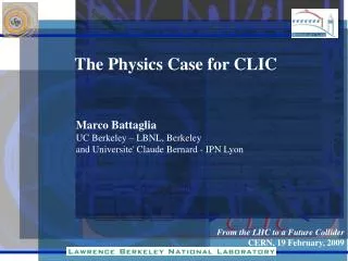 The Physics Case for CLIC