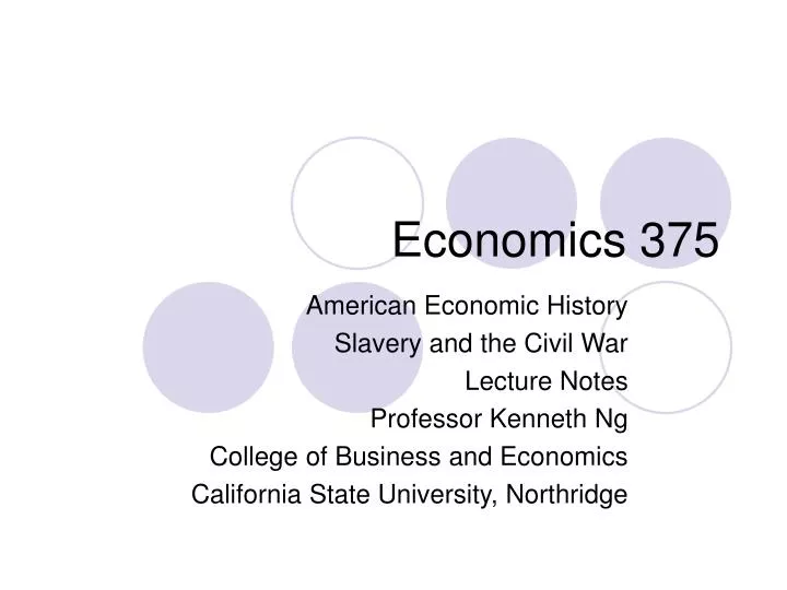economics 375