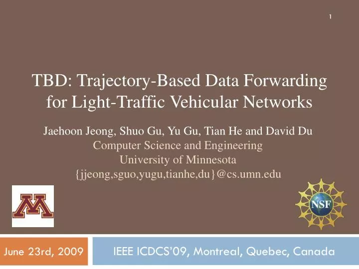tbd trajectory based data forwarding for light traffic vehicular networks