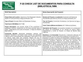 F-25 CHECK LIST DE DOCUMENTOS PARA CONSULTA (BIBLIOTECA) 586