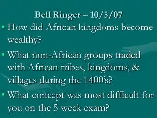 bell ringer 10 5 07