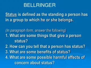 BELLRINGER