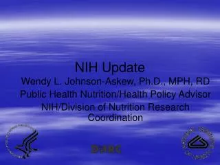 NIH Update