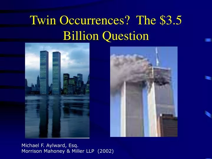 twin occurrences the 3 5 billion question