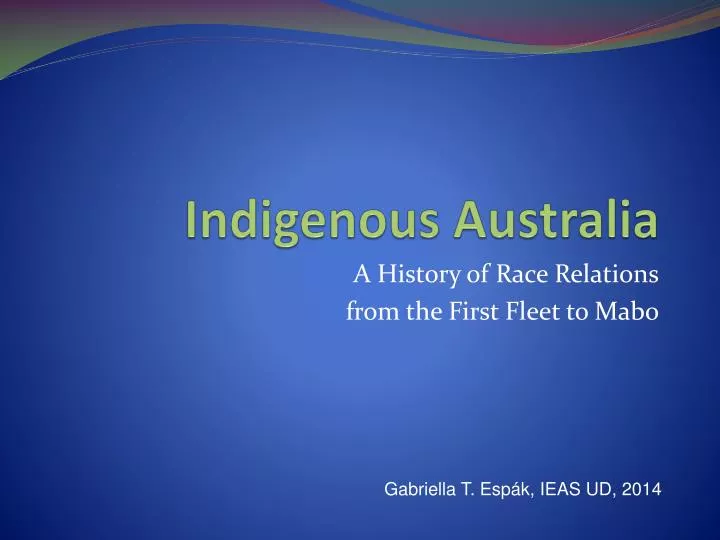 indigenous australia