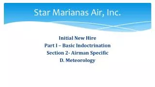 Star Marianas Air, Inc.