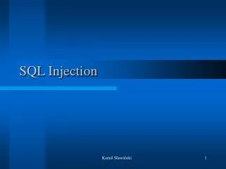 sql injection