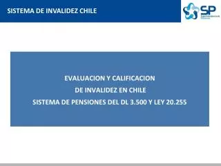 sistema de invalidez chile