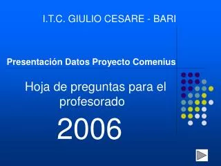 presentaci n datos proyecto comenius