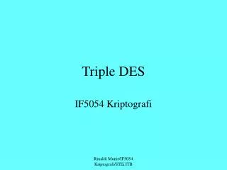 triple des