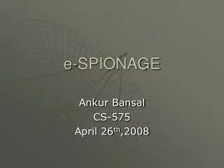 e-SPIONAGE