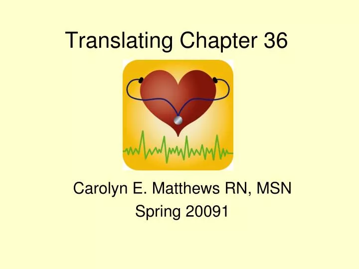 translating chapter 36