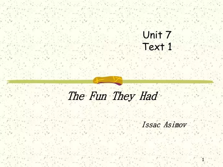 unit 7 text 1