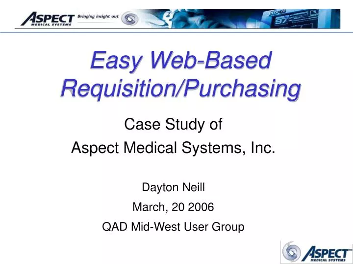 easy web based requisition purchasing