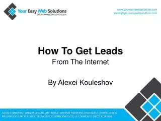 How To Get Leads