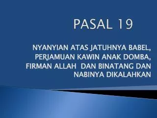 pasal 19