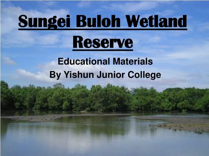 sungei buloh wetland reserve