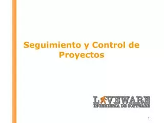 seguimiento y control de proyectos