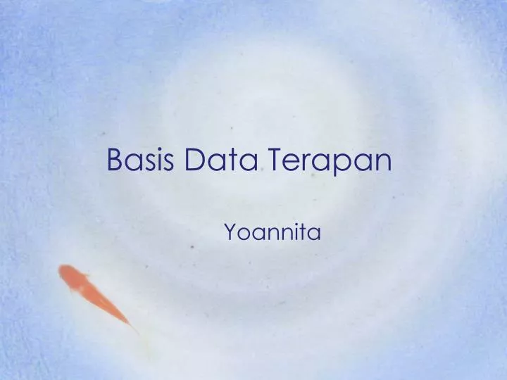 basis data terapan