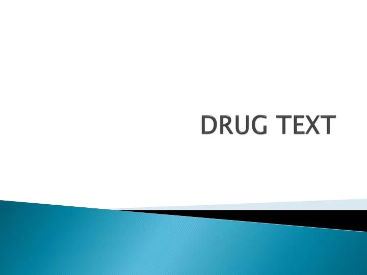 drug text